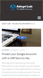 Mobile Screenshot of adeptlab.com